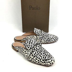 NWB Linea Paolo Annette Calf Hair Loafer Mule 7.5